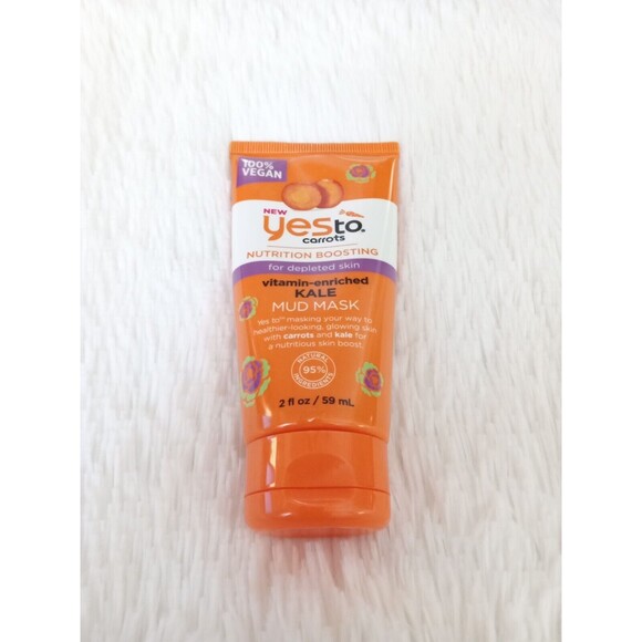 Yes To Carrots Nutrition Boosting Vitamin-Enriched Kale Mud Mask (2 floz) SEALED - Picture 4 of 6